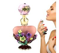 Wangduodu Perfume vacías - Botella Recargable Esmaltada Estilo Vintage | Regalo romántico Pintado a Mano para Mujeres, decoración Adornos para el hogar