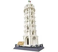 WANGE Torre de Pisa Modelo arquitectónico para Montaje con Bloques de construcción