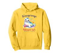 Wangerooge Ostfriesische Inseln - Bonito recuerdo de foca del mar del Norte Sudadera con Capucha