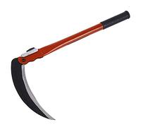 Wanggang Jardines Agricultura Multifuncional Hoz y Bosque, No. 65 de Acero al manganeso + Mango PVC,Sickle and Two Spare Blades