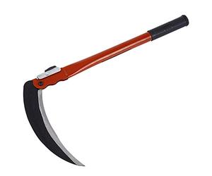 Wanggang Jardines Agricultura Multifuncional Hoz y Bosque, No. 65 de Acero al manganeso + Mango PVC,Sickle and Two Spare Blades