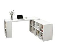 WANGHAI-666 Mesa de Isla Escritorio Modular Extensible e Isla de Cocina con Almacenamiento en cubículo Abierto(Pequeño)
