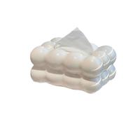 WANGHAI-666 Soporte para Caja de pañuelos Caja de pañuelos Cloud Tissue Cream, Mesa Centro for Sala Estar, hisopos algodón, servilletas domésticas(Blanco)