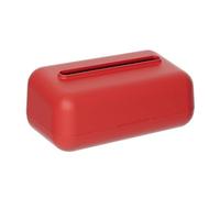 WANGHAI-666 Soporte para Caja de pañuelos Caja de pañuelos con Esquinas Redondeadas for el Escritorio del hogar, cajón Resorte Incorporado(Red)