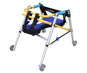 wanghaiyanBD Andador Plegable de Aluminio liviano con Ruedas, Equipo de Entrenamiento de rehabilitación para parálisis Cerebral, andador para niños discapacitados, aleación de Aluminio Plegable