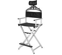 wanghaiyanBD Silla de Maquillaje Sillas de Camping Plegables para Adultos Sillas de Director portátiles de Aluminio Soporta hasta 330 Libras Silla de Artista Profesional