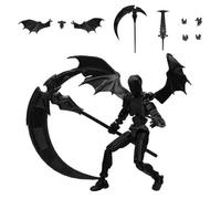 WANGHONGGOGO Figura de acción T13, Figura de acción Impresa en 3D, Juguete de acción multiarticulación Modelo Infantil Hecho a Mano Adornos de Escritorio Juguete de colección ((Negro))