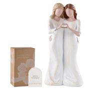 WANGHONGGOGO Figuras de Resina de Hermanas, un Regalo de Amistad para Mujeres, esculturas de Resina pintadas a Mano para decoración del hogar, Adornos de cumpleaños y Regalos