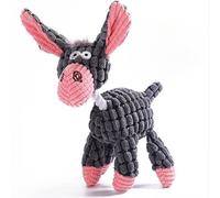 WANGHONGGOGO Juguete Suave de Burro para perr, Juguete chirriante para Perro, Juguete de Peluche para Mascota, Juguete Interactivo, Animal de Peluche para Perro (Pink)