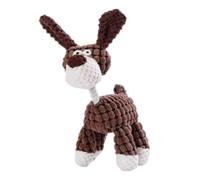 WANGHONGGOGO Juguete Suave de Burro para perr, Juguete chirriante para Perro, Juguete de Peluche para Mascota, Juguete Interactivo, Animal de Peluche para Perro (Brown)