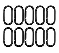 wangjiangda 10 Piezas Mosquetónes Pequeños Aleación Aluminio, Mini Mosquetón Llavero, Mosquetón Pequeño, Mosquetones Mini