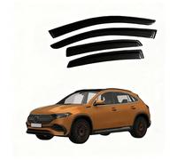 WangjunF 4 Unidades Deflectores de Aire para Benz Eqa 2020-2024, Deflectores de Viento, Cortavientos Ventana Coche, Integrados,Negro