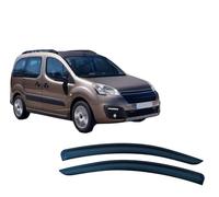WangjunF 4 Unidades Deflectores de Aire para Citroen Berlingo B9 2-Door 2009-2018, Deflectores de Viento, Cortavientos Ventana Coche, Integrados,Negro
