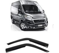WangjunF 4 Unidades Deflectores de Aire para Fiat Ducato 2006 2007 2008 2009 2010 2011 2012 2013 2014 2015 2016 2017,Deflectores de Viento, Cortavientos Ventana Coche, Integrados,Negro