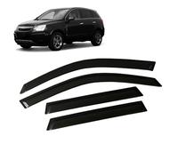 WangjunF 4 Unidades Deflectores de Aire para Saturn Vue 2008-2010, Deflectores de Viento, Cortavientos Ventana Coche, Integrados,Negro