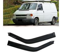 WangjunF 4 Unidades Deflectores de Aire para VW T4 1991-2003 Caravelle Eurovan, Deflectores de Viento, Cortavientos Ventana Coche, Integrados,Negro
