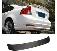 WangjunF Coche Alerón Trasero para Volvo S40 2004-2012, Alerón Techo Maletero ala Trasera Labio Spoiler, Coche Accesorios,Black