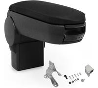 WangjunF Coche Interior Reposabrazos Consola Central Soporte de Brazo para VW Golf IV, Caja de Almacenamiento Negro con Soporte para Bebidas