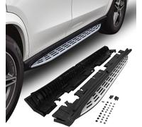 WangjunF Estriberas Laterales para Mercedes Benz GLE W167 2020-2024 GLE350,450,450e, GLE53, GLE63, Fundidas en Una Sola Pieza, Orificios Originales Sin óxido