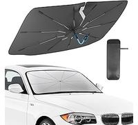 WangjunF Parasol Coche Delantero Parabrisas Paraguas para VW Tiguan Regular Edition 2016-2022,360°Rotación Eje Plegable Protector con Cubierta de Parasol de Coche UV Block 140 * 79cm