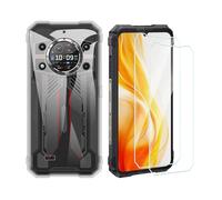 Wanglaism Carcasa Compatible con Cubot Kingkong 11 Funda con 2 Piezas de Cristal Templado, TPU Protección Caso Silicona Suave antigolpes y Fina Transparent