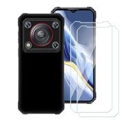 Wanglaism Funda Compatible con Oukitel WP36 Pro con 2 Piezas de Cristal Templado, TPU Protección Caso Silicona Suave antigolpes y Fina Negra