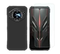 Wanglaism Funda para Doogee S119 + 1 Pack Vidrio Templado Protector de Pantalla, Funda Ultrafina de TPU para teléfono Case Cover- Negro