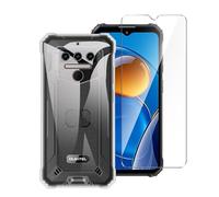 Wanglaism Funda para Oukitel WP23 Plus + 1 Pack Vidrio Templado Protector de Pantalla, Funda Ultrafina de TPU para teléfono Case Cover- Clear