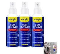 Wangle Removedor de óxido, spray lubricante antioxidante y removedors de óxidos, removedor de óxido actualizado 2026 para metal, fórmula de acción rápida y fácil aplicación, para uso en piezas (3 PCS)