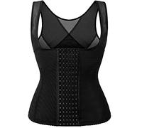 WANGPIN Corsé De Sudoración para Mujer Chaleco para Entrenador De Cintura Adelgazamiento Control De Abdomen Fajas Entrenamiento Deporte Moldeador De Cuerpo (Color : Black, Size : S/Small)