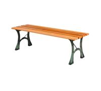 WANGRUIERHA Bancos para Exterior Resistentes a la Intemperie, Asiento de Madera Maciza, Capacidad de Carga de 200 Kg, Aptos para Parques, Jardines, Patios y Céspedes(120x40x40cm/47x16x16in)