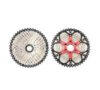 WANGSHAOWEI Cassettes Y PiñOnes Cassette de Bicicleta 10/11/12 velocidades piñón MTB 11T-40T/42T/46T/50T/52T HG Estructura Rueda Libre Rueda Libre(10 Speed 46T Silver)