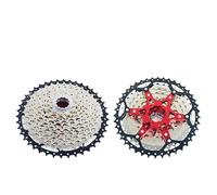 WANGSHAOWEI Cassettes Y PiñOnes Cassette de Rueda Libre Independiente for Bicicleta montaña, 8, 9, 10, 11 y 12 velocidades, 8V, 9V, 10v, 11v, 12v, piñón Soporte, Piezas Rueda Libre(10s 11-42t Silver)