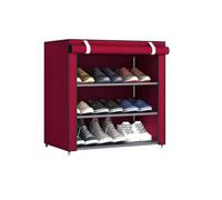 WANGSHAOWEI Estanteria Zapatos Zapatero de 3 Niveles Tela no Tejida for Sala Estar, Entrada, Pasillo y Armario(01)
