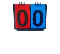 WANGSHAOWEI Marcadores De PuntuacióN Y Tiempo Marcador Digital de Mesa, Marcador Manual, puntuación, Tarjetas for Voltear for Baloncesto, fútbol, Tenis(4 Digits)