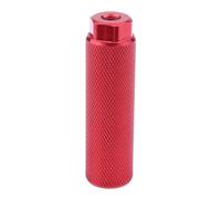 WANGSHAOWEI Reposapies Bicicleta 1 Uds. Clavija de aleación for Bicicleta BMX Compatible con Ejes 3 y 8 Pulgadas Clavijas Antideslizantes for reposapiés Accesorios for(Red)