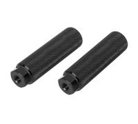WANGSHAOWEI Reposapies Bicicleta Clavijas de Bicicleta aleación Aluminio, 2 uds., for BMX, MTB, Eje, Clavijas pie traseras, Negro, Rojo, Azul(Black A)