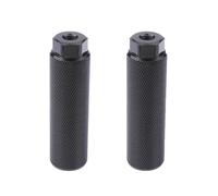 WANGSHAOWEI Reposapies Bicicleta Clavijas de Bicicleta for BMX, 2 uds., compatibles con Ejes 3 y 8 Pulgadas, Clavijas Antideslizantes for reposapiés, Accesorios for(Noir)