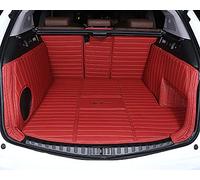 WangSiwe Coche Alfombrillas Maletero, para Alfa Romeo Stelvio 2017-2021 Auto Paquete Completo Cubre Funda Maletero Trunk Boot Mats Interior Styling Accesorios,Red-with-Audio