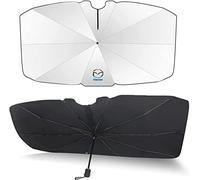 WangSiwe Coche Parasoles Lunas Delanteras, para Mazda MX-5 MX5 Miata Roadster (Type NC) Mithra/20th /25th Anniversary 2005-2015 Evita Arañazos Parasol Plegable Protección UV Paraguas,A-L 57 * 31