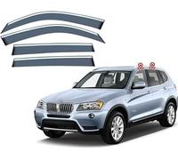 WangWeiY Deflectores de Viento para BMW X3 F25 2011-2017, Deflectores de Ventanas Deflectores de Aire Derivabrisas Accesorios de Decoración