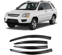 WangWeiY Deflectores de Viento para Kia Sportage 2005-2010, Deflectores de Ventanas Deflectores de Aire Derivabrisas Accesorios de Decoración