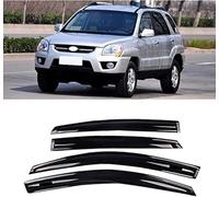 WangWeiY Deflectores de Viento para KIA Sportage 2007-2012, Deflectores de Ventanas Deflectores de Aire Derivabrisas Accesorios de Decoración