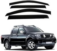 WangWeiY Deflectores de Viento para Nissan Navara D40 2005-2011, Deflectores de Ventanas Deflectores de Aire Derivabrisas Accesorios de Decoración