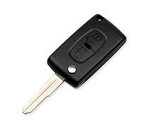 WANGXI para Peugeot 4007 ET 4008,para Citroen C-Crosser C4 Aircross,Carcasa de Llave de 2 Botones Estuche para Llaves en Blanco MIT-11R Hoja de Llave CE1731