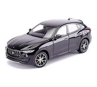 WangXLDD Escala 1: 24 Modelo de Coche Fundido a presión, Compatible con Maserati Levante, Modelos de vehículos de aleación, Coches, Adornos creativos para Regalos de niño (Black)