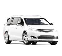 WangXLDD Vehículos fundidos a presión, Modelo de Coche 1:32, Compatible con Chrysler Grand Voyager, Modelo de Coche de aleación MPV, Sonido y luz de dirección con absorción de Impacto (White)