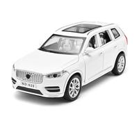 WANGXLGD Kit de Modelo a Escala 1:32 de fundición a presión, Compatible con Volvo XC90, Modelo de Coche SUV de aleación de Zinc; Regalos de cumpleaños y Recuerdos para Fiestas (White)