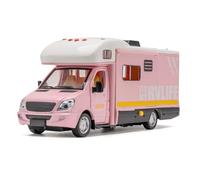 WANGXLGD Modellino di Auto in Scala 1/32, simulazione di Camper e roulotte: veicoli in lega pressofusa, ideali Come Regalo di Natale o di Compleanno (Pink)