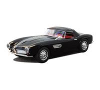 WANGXLGD Modelo de Coche clásico Retro nostálgico a Escala 1:24 con simulación de Sonido y luz, diseño con Puertas Que se abren, cumpleaños.